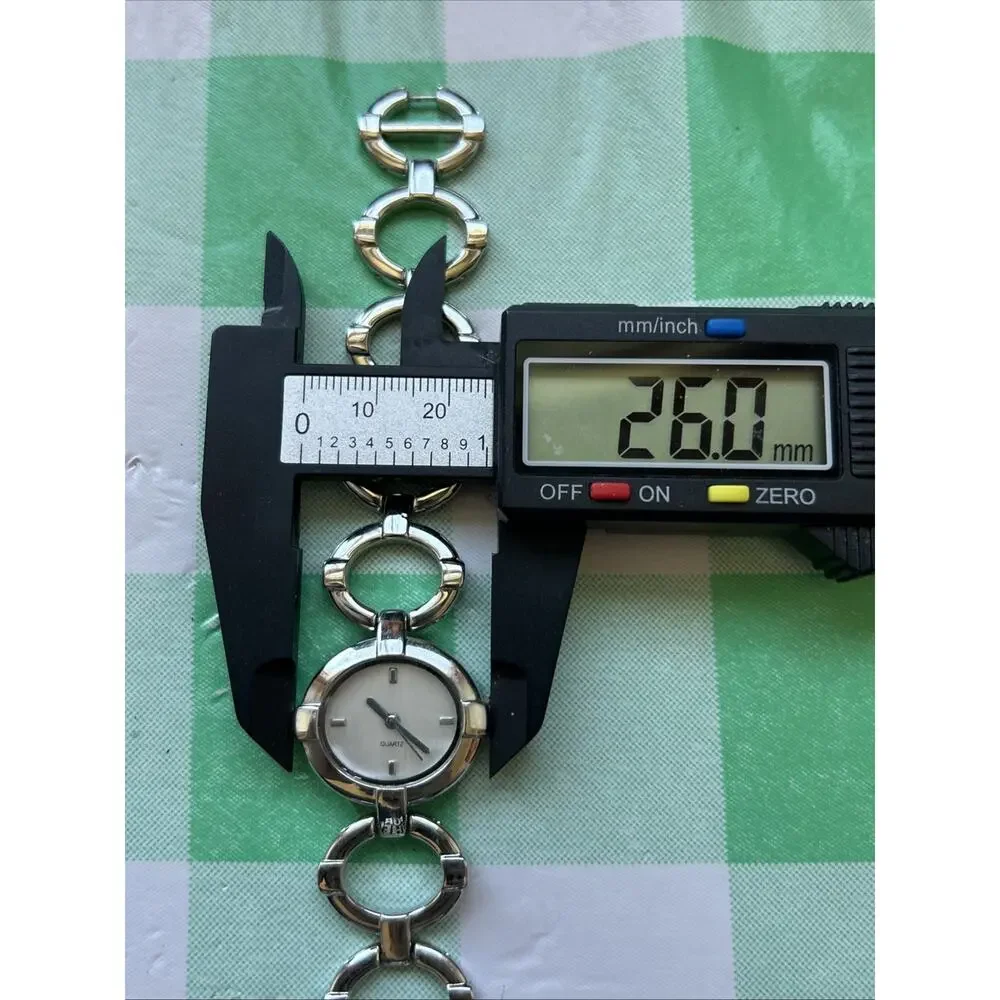 Silver Tone Oval Dial Women’s Quartz Watch